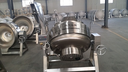供應高效節能燃燒機夾層鍋，自動點火溫度可控，助力食品工業升級
